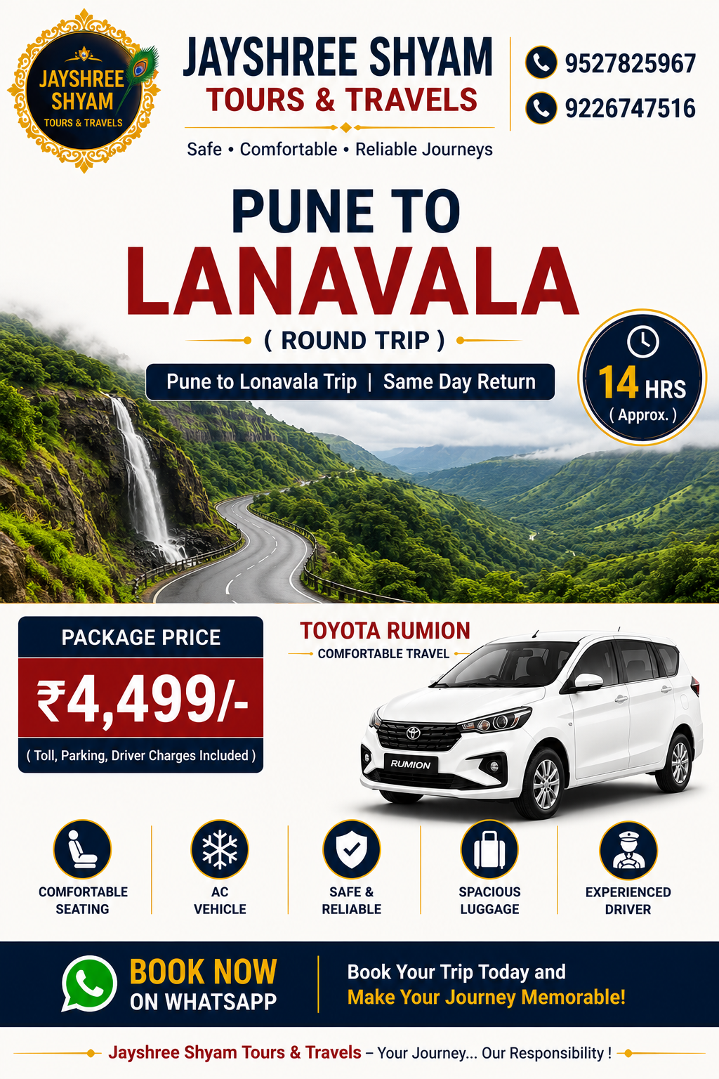Pune to Lonavala Khandala